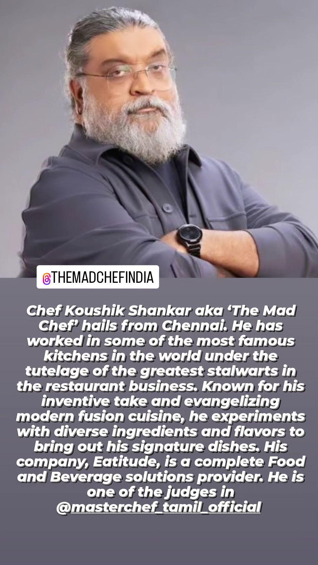 Chef Koushik Shankar Inspiring Desi of the Day Zee Apna